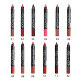 12 Color/Set Sexy Kiss Proof Lipstick Pen - Makeup