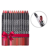 12 Color/Set Sexy Kiss Proof Lipstick Pen - Makeup