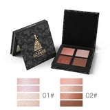 4 Colors Highlighter Makeup Palette - Makeup