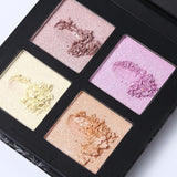4 Colors Highlighter Makeup Palette - Makeup