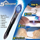 5 Second Fix Repair UV Light Plastic Welding Tool - liquid plastic welding