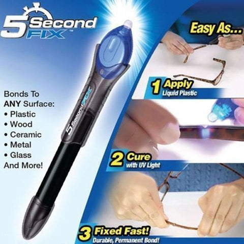 5 Second Fix Repair UV Light Plastic Welding Tool - liquid plastic welding