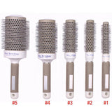 5 Sizes Round Barrel Hair Brush - Hair Brush