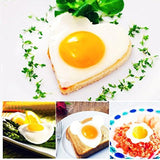5pcs Stainless Steel Fried Egg Molds - Kitchen
