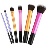 6 PCS Premium Quality Makeup Brushes Set - makeup brush