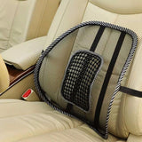 Black Mesh Car Seat Back Support - Car Seat Support