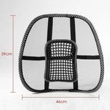 Black Mesh Car Seat Back Support - Car Seat Support