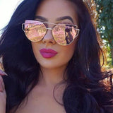 Cat Eye Retro Sunglasses - Sunglasses