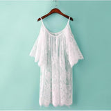 Classy Swimwear With Coverup - Swimsuit