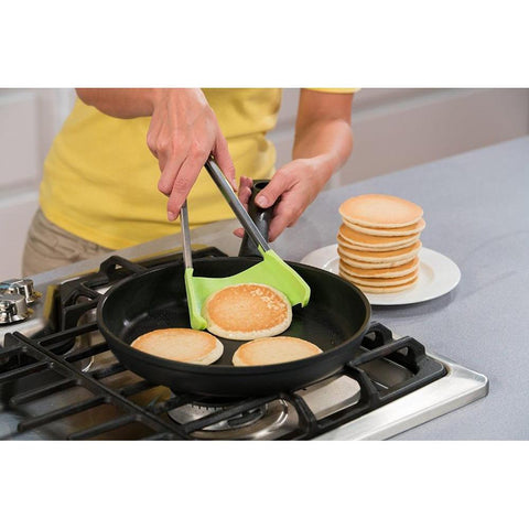Clever Silicone Kitchen Spatula and Tongs - Kitchen