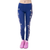 Colorful Print High Waist Leggings - Leggings