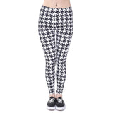 Colorful Print High Waist Leggings - Leggings