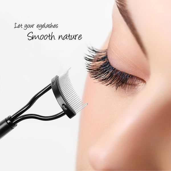 Easy-To-Use, Simple Metal Eyelash Comb