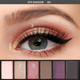 Fashion 6 Colors Eye Shadow Palette - Makeup