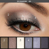 Fashion 6 Colors Eye Shadow Palette - Makeup