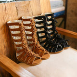 Fashionable Roman Gladiator Sandals - Sandals