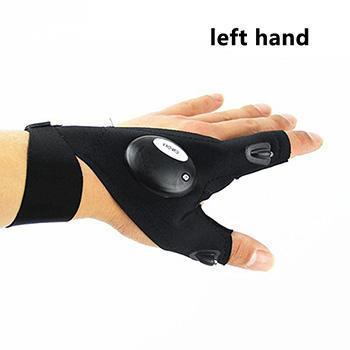 Fingerless Glove Flashlight Torch - Gloves