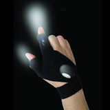 Fingerless Glove Flashlight Torch - Gloves