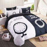 Funny Couple Bedding Set - Bedding Sets