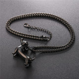 Gold Dachshund Necklace - Necklace
