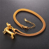 Gold Dachshund Necklace - Necklace