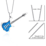 Guitar Pendant Necklace For Music Lovers - Necklace