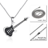 Guitar Pendant Necklace For Music Lovers - Necklace