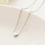 Heart Shaped Pendant - Necklace