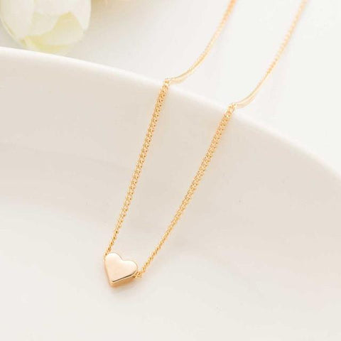 Heart Shaped Pendant - Necklace