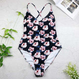 High Cut One Piece Swimsuit - Swimsuit