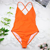 High Cut One Piece Swimsuit - Swimsuit