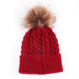 Knitted Crochet Baby Beanie - Beanie