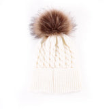 Knitted Crochet Baby Beanie - Beanie