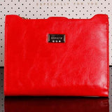 Leather Wallet With Zipper For Women - Purse