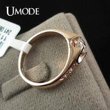 Lovely Gold Engagement Ring - Ring