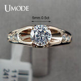 Lovely Gold Engagement Ring - Ring