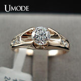 Lovely Gold Engagement Ring - Ring