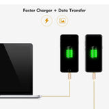 Magnetic Charging Cable - 3 Plugs - USB Cable