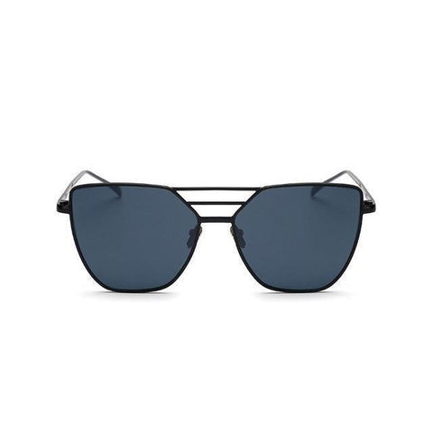 Mirrored Cat Eye Sunglasses - Sunglasses