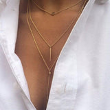 Multi Layer Necklace For Her - necklace
