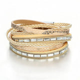 Multilayer Leather Bracelet For Women - Bracelet