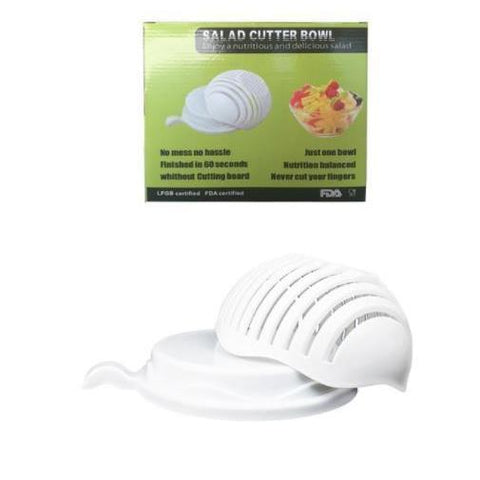 Quick & Easy Salad Cutter Bowl - Kitchen