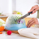 Quick & Easy Salad Cutter Bowl - Kitchen