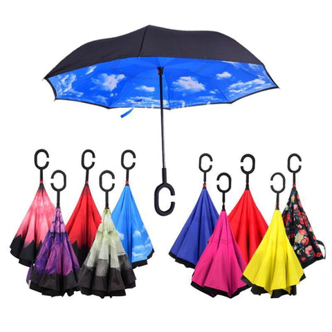 Reverse Folding Umbrella - Umbrellas