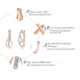 Rose Gold Earrings For Women - Earrings