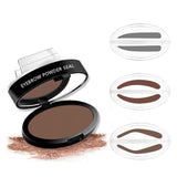 Sealing Waterproof Eyebrow Powder & Stamp - Makeup