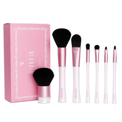 Set of 7 Professional Mermaid Makeup Brushes - makeup brush
