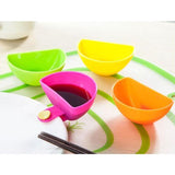 Set Of Plate Dip Clips Saucers - Kitchen
