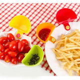 Set Of Plate Dip Clips Saucers - Kitchen