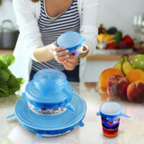 Set of Silicone Suction Lids - Kitchen